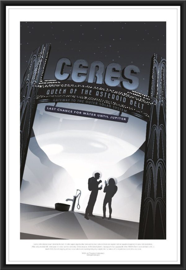 NASA Ceres Space Travel Poster - Space Poster, NASA Poster, JPL Poster, Space Exploration Poster, Planet Exploration Poster, Astronaut