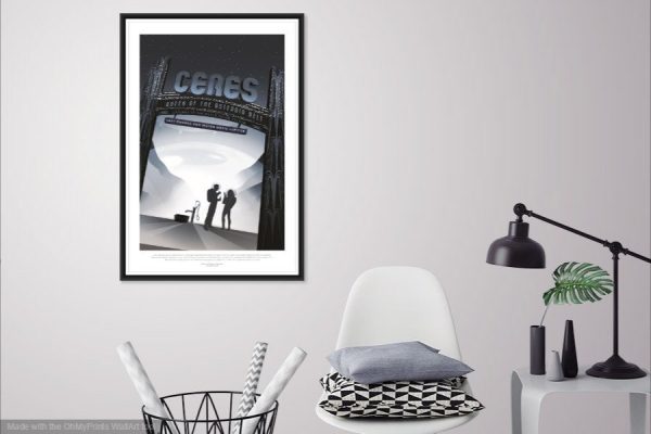 NASA Ceres Space Travel Poster - Space Poster, NASA Poster, JPL Poster, Space Exploration Poster, Planet Exploration Poster, Astronaut