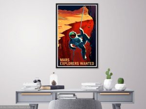 Mars Explorers Recruitment Poster NASA – Mars Poster, Space Poster, NASA Poster, Space Exploration, Mars Exploration Poster, Astronaut