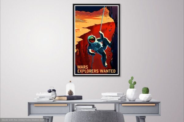 Mars Explorers Recruitment Poster NASA - Mars Poster, Space Poster, NASA Poster, Space Exploration, Mars Exploration Poster, Astronaut