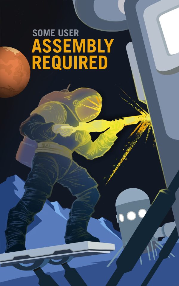 Mars Assembly Required Recruitment Poster NASA - Astronaut Poster, Mars Poster, Space Poster, NASA Poster, Space Exploration, Mars Astronaut