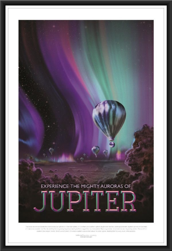 NASA Jupiter Space Travel Poster - Jupiter Poster, NASA Poster, JPL Poster, Space Exploration Poster, Planet Exploration Poster, Astronaut