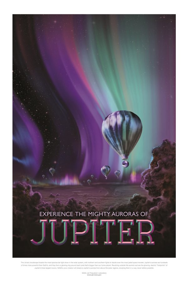 NASA Jupiter Space Travel Poster - Jupiter Poster, NASA Poster, JPL Poster, Space Exploration Poster, Planet Exploration Poster, Astronaut