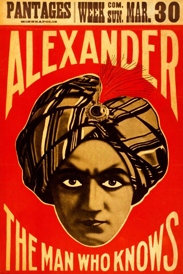 Alexander Magician Poster 1920s - Magic Poster, Magician Art, Illusionist Poster, Magic Show Poster, Illusion, Vaudeville, Retro Poster