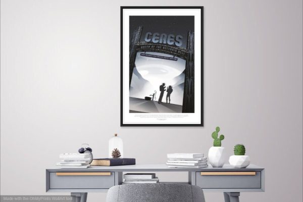 NASA Ceres Space Travel Poster - Space Poster, NASA Poster, JPL Poster, Space Exploration Poster, Planet Exploration Poster, Astronaut