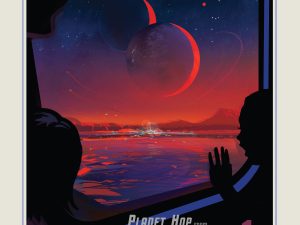 NASA Trappist-1e Space Travel Poster – Space Poster, NASA Poster, JPL Poster, Space Explorer Poster, Planet Exploration Poster, Astronaut