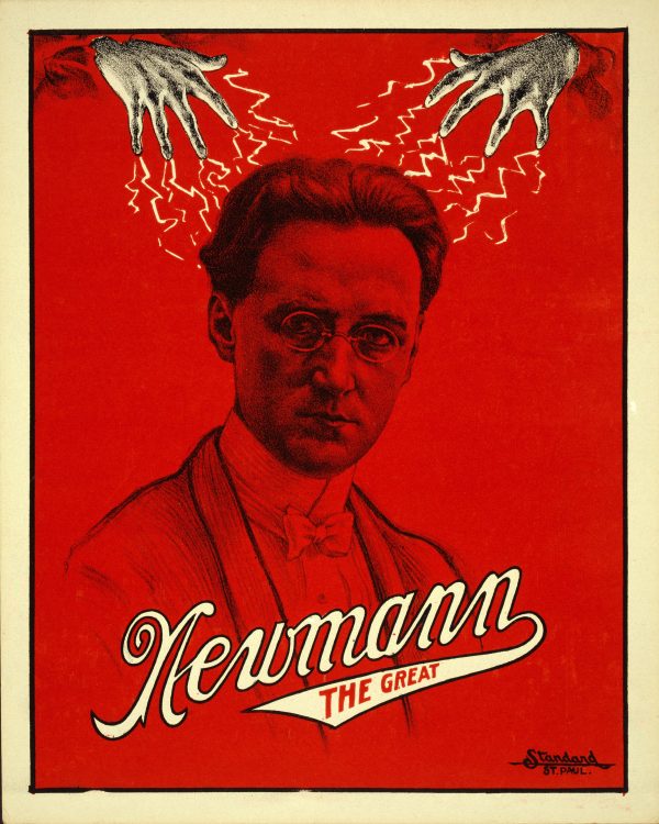 Newmann The Great Magician Poster - Magic Poster, Magician Art, Illusionist Poster, Magic Show Poster, Illusion, Mentalist, Retro Poster