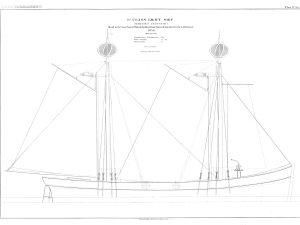 Light Ship Blueprint Drawing – 1856 Lightvessel Ship Blueprint, Light Ship Drawing, Old Ship Blueprint, Navy Ship Poster, Lighthouse Drawing