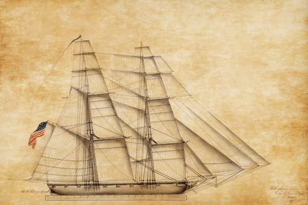 USS Spark Drawing Blueprint - Ship Blueprint, Ship Drawing, Battleship Blueprint, Old Ship Blueprint Poster, Warship Blueprint, Navy Brig