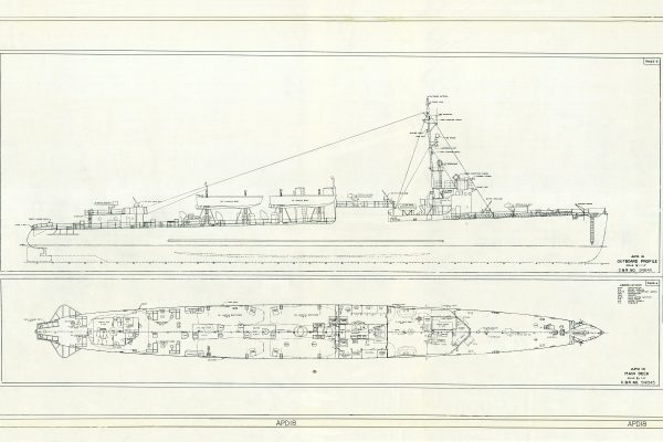 USS Kane Blueprint Drawing - DD235 Navy Ship Blueprint, Battleship Blueprint, Old Ship Blueprint, Navy Ship Poster, Warship Blueprint