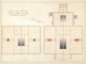 Minot’s Ledge Dwelling Plan Drawing – Massachusetts Lighthouse, Lighthouse Print, Maritime Poster, Beach House Décor, Architect Gift