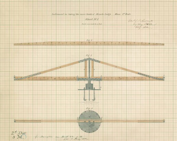 Lighthouse Construction Tool for Minot's Ledge - Massachusetts Lighthouse, Lighthouse Instrument Poster, Nautical Poster, Beach House Décor