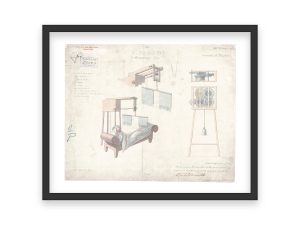 Mechanical Fan Patent Print 1831 – Vintage Home Decor, Antique Cooling Device, Historical Technology, Unique Gift for Inventors