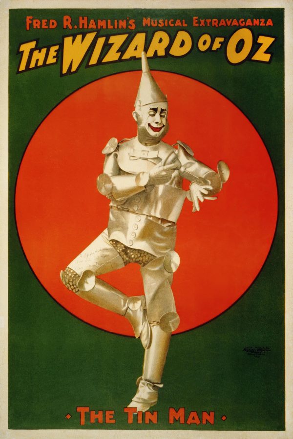 Wizard of Oz Poster – The Tin Man, Fred R. Hamlin’s Musical Extravaganza, Classic Theater Decor, Vintage Fantasy Print