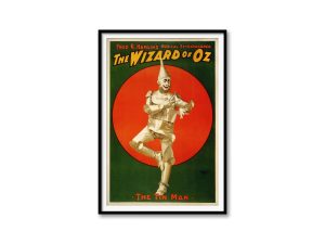 Wizard of Oz Poster – The Tin Man, Fred R. Hamlin’s Musical Extravaganza, Classic Theater Decor, Vintage Fantasy Print