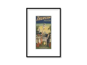 Thurston the Great Magician Indian Rope Trick Poster – Vintage Magic Show Ad, Classic Illusionist Art, Antique Circus Performance Print