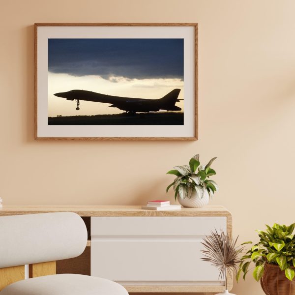 B-1B Bomber Taking Off - Airplane Photography, Aviation Art, Airplane Art, Airplane Photography, Pilot Gift, Aircraft Photography, B-1