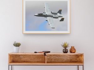 A-10 Thunderbolt II Print – Military Aircraft Art, US Air Force Attack Jet, Close Air Support Plane, Aviation Wall Decor, A-10 Warthog Print