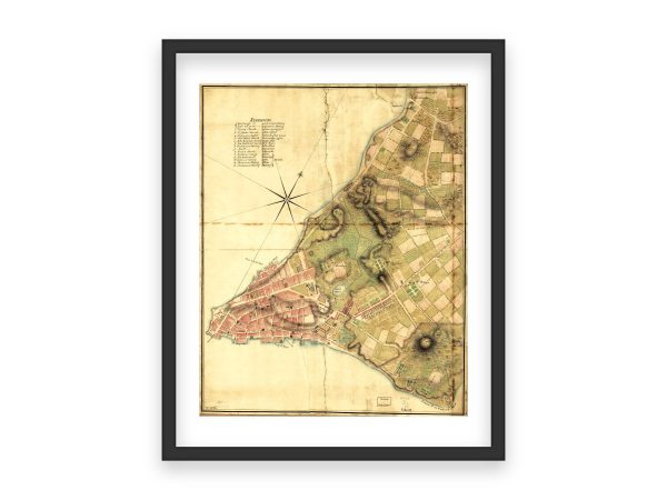 18th Century Map of New York’s Northern Suburbs - Historic Survey, Detailed Landscape, Early American Urban and Agricultural Development