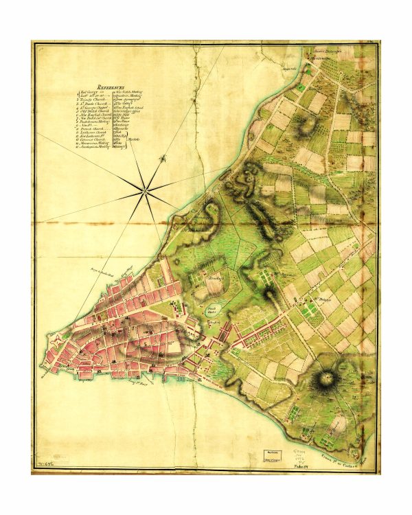 18th Century Map of New York’s Northern Suburbs - Historic Survey, Detailed Landscape, Early American Urban and Agricultural Development