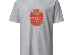 Palmetto Ham T-Shirt – Classic Southern Ham Brand Logo, Retro Food Design, Cotton Unisex Tee for Vintage Lovers and Meat Enthusiasts