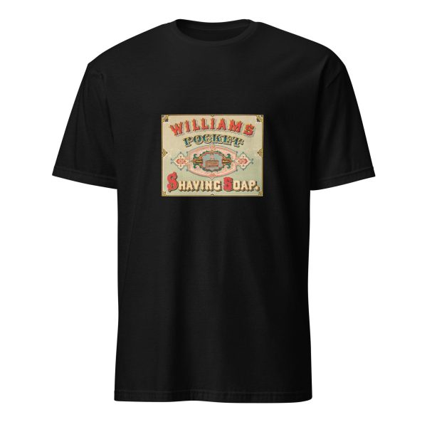 Williams Pocket Shaving Soap T-Shirt – Vintage Grooming Logo, Classic Soap Brand Design, Shaving Enthusiasts, Barber Gift