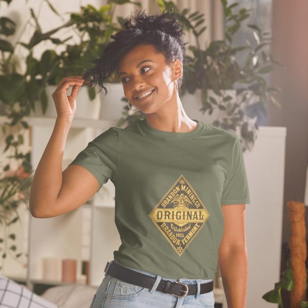 Vintage Mining Company T-Shirt – Classic 19th Century Industrial Logo, 100% Cotton Unisex Tee, Retro Design for History Enthusiasts