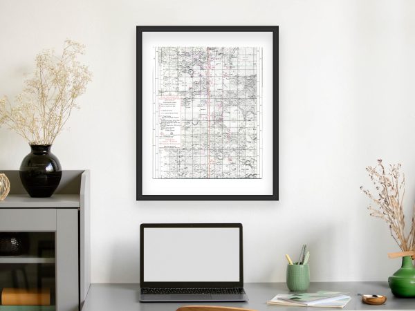 Apollo 10 Lunar Target Flight Chart - 1969 NASA Moon Mission Map, Historic Lunar Landing Sites, Space Exploration, Reproduction Print