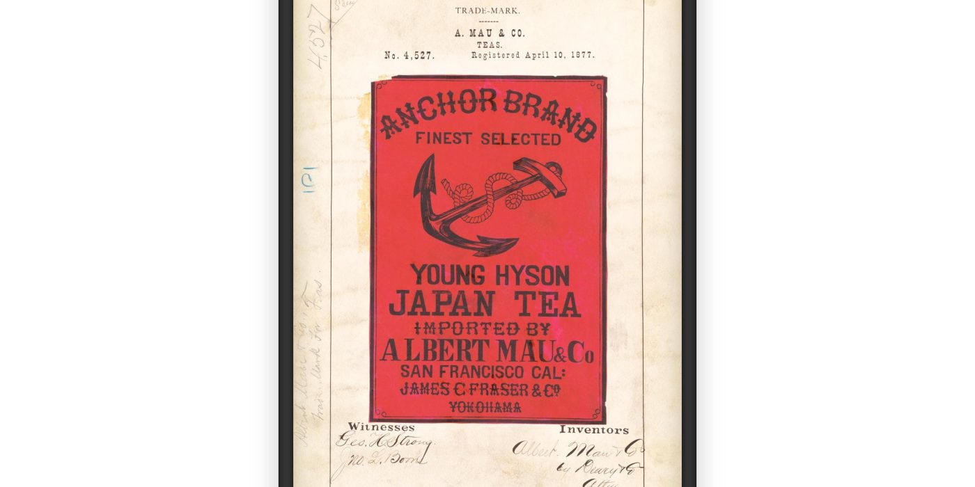 Anchor Brand Japan Tea: A Global Trade Trademark from 1877