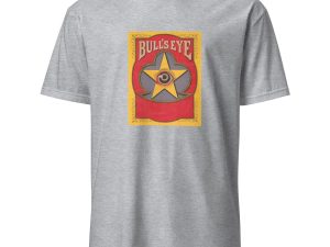 Vintage Bull’s Eye Trademark T-Shirt – Classic 19th Century Logo, 100% Cotton, Retro Style Tee for History Lovers, Unisex Sizes