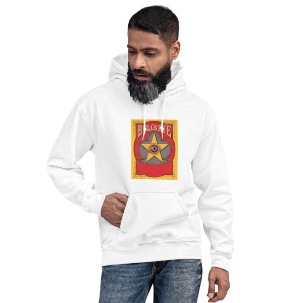 Bull’s Eye Vintage Hoodie – Classic Logo, Target Design, Cozy Unisex Hoodie for Retro Style and Old-School Branding Enthusiasts