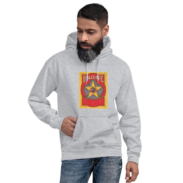 Bull’s Eye Vintage Hoodie – Classic Logo, Target Design, Cozy Unisex Hoodie for Retro Style and Old-School Branding Enthusiasts