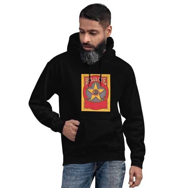 Bull’s Eye Vintage Hoodie – Classic Logo, Target Design, Cozy Unisex Hoodie for Retro Style and Old-School Branding Enthusiasts