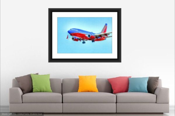 Boeing 737 Coming for Landing - Airplane Photography, Aviation Art, Airplane Art, Pilot Gift, Aircraft Photography, Airline, Boeing