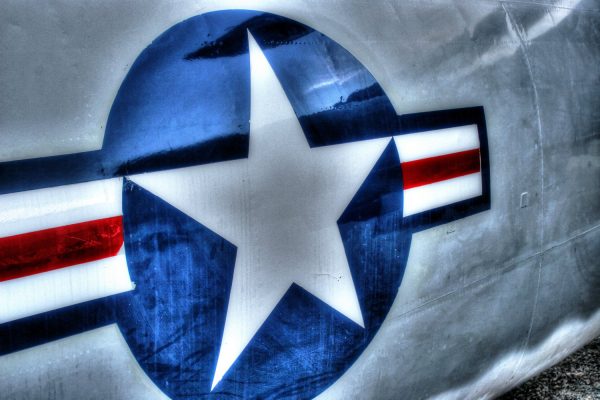 Air Force Emblem on Plane - Airplane Photography, Aviation Art, Airplane Art, Pilot Gift, Aircraft Photography, Air Force, Emblem