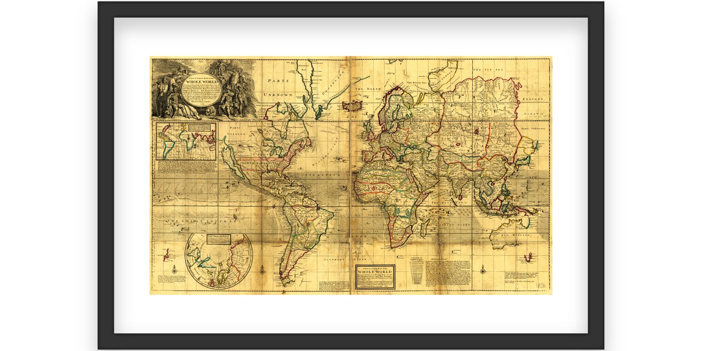 Charting the Globe: An 18th-Century Map’s Role in Trade and Exploration