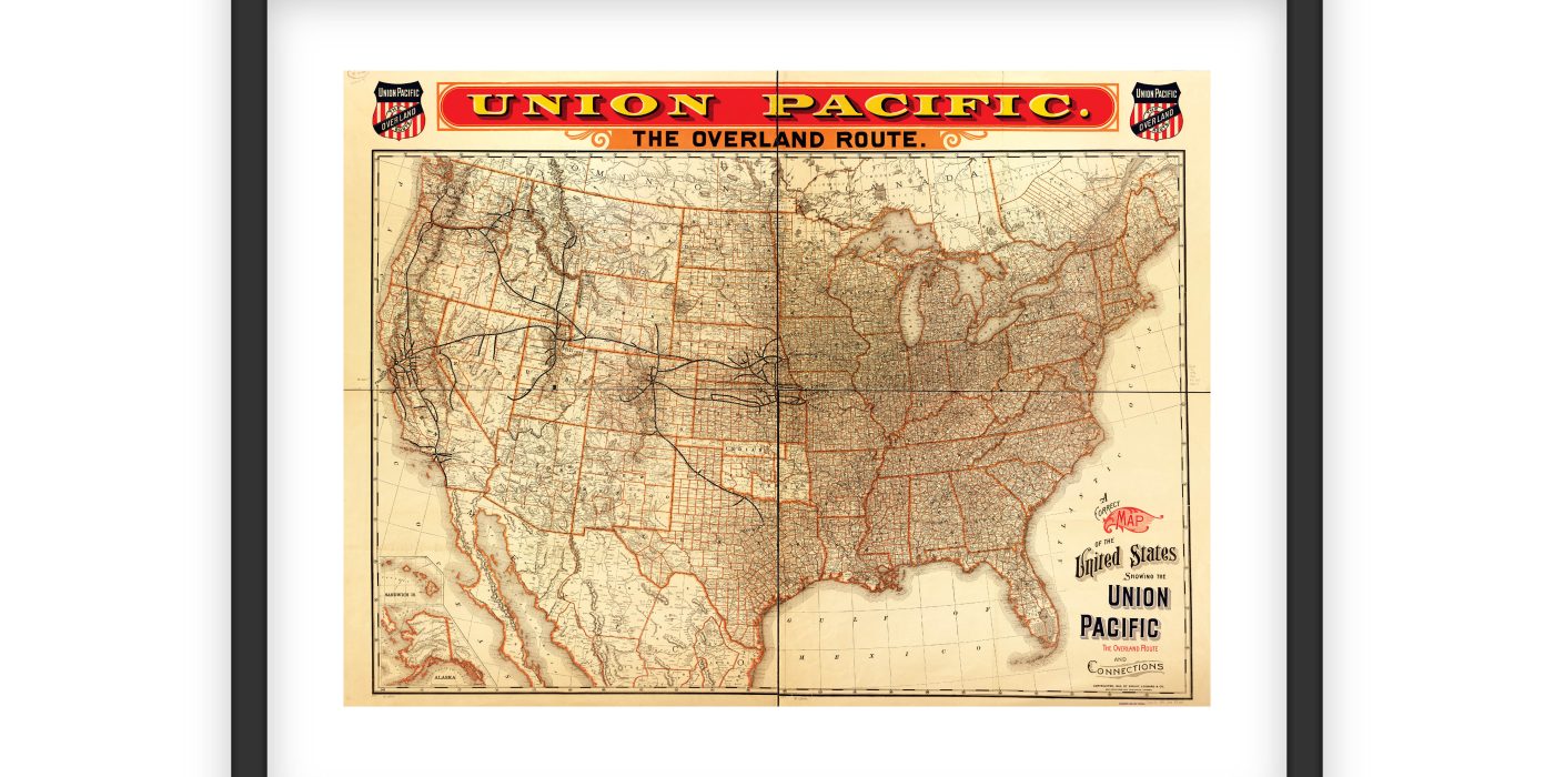 Unveiling the Union Pacific’s Overland Route: The Map That Connected a Nation’s Dreams