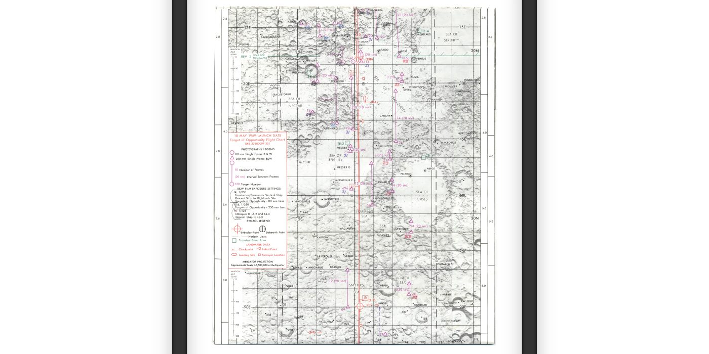 Mapping the Moon: The 1969 Lunar Chart That Guided Humanity’s Greatest Journey