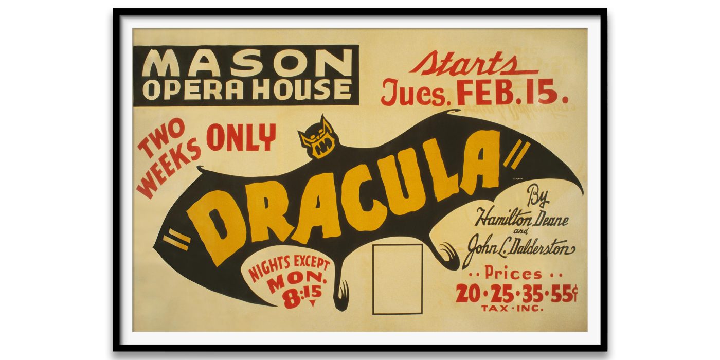 Dracula Takes the Stage: The Surprising History Behind a Spine-Tingling Theater Poster