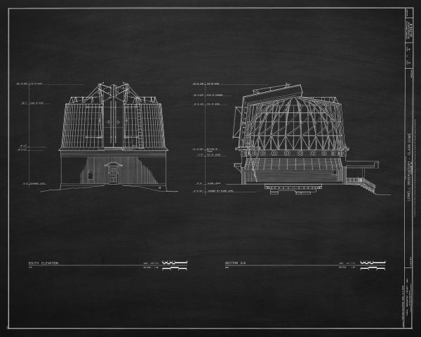 Lowell Observatory Drawing Blueprint - Clark Dome Observatory, Arizona Observatory, Home Décor, Blueprint Décor, Astronomer Gift, Astronomy