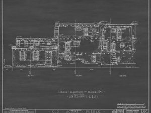 Old Acoma Pueblo Drawing – Acoma Mesa Poster, Acoma Pueblo Blueprint, Historic New Mexico Architecture, Historic Building